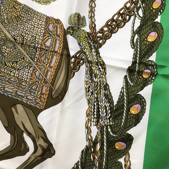 *SOLD* *RARE* Hermes Silk Scarf “Le Timbalier” - Picture 6 of 8